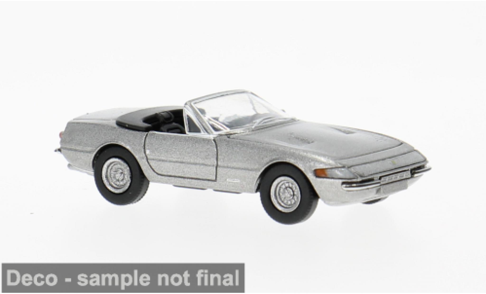 Ferrari 365 1/87 Brekina GTS/4 Daytona Spider grijs 1971 1:87 modelauto