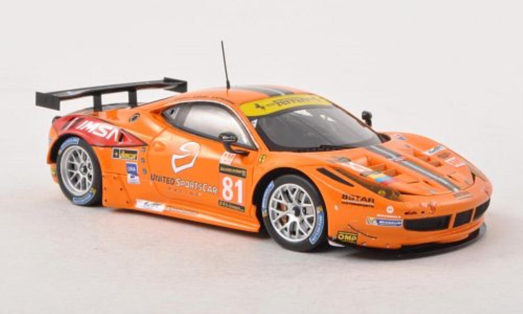 Ferrari 458 Italia 1/43 Fujimi Italia GT2 No.81 8Star Motorsports 24h Le Mans 2013 /J.Bright modelauto