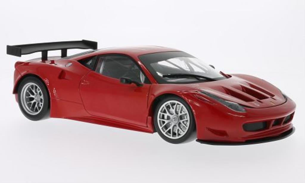 Ferrari 458 Italia 1/18 Hot Wheels Italia GT2 rood modelauto