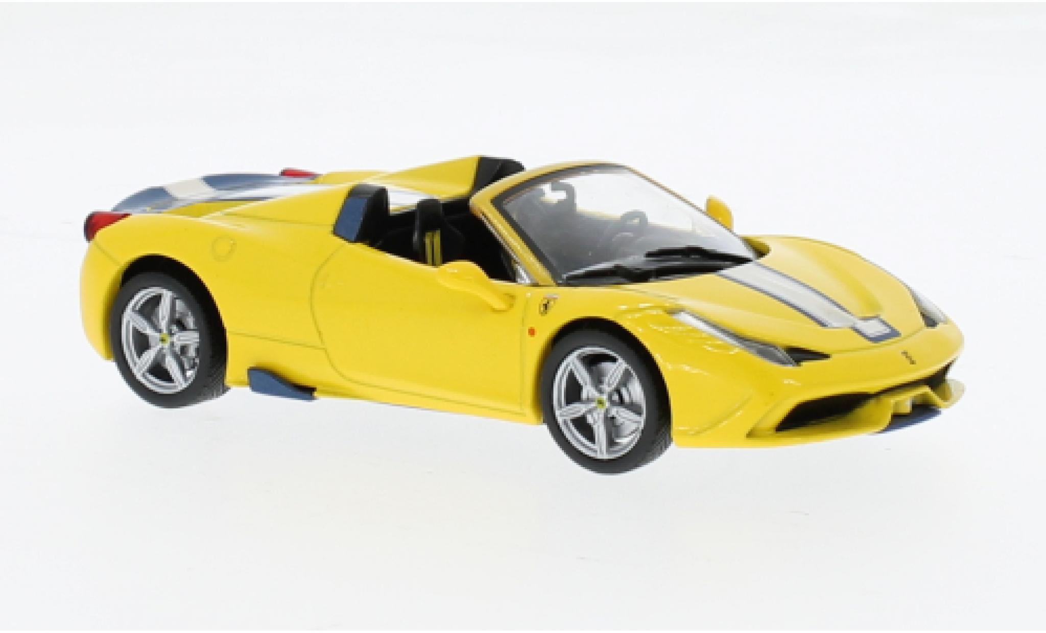 Ferrari 458 1/43 SpecialC Speciale A geel 2013 1:43 .-133 modelauto