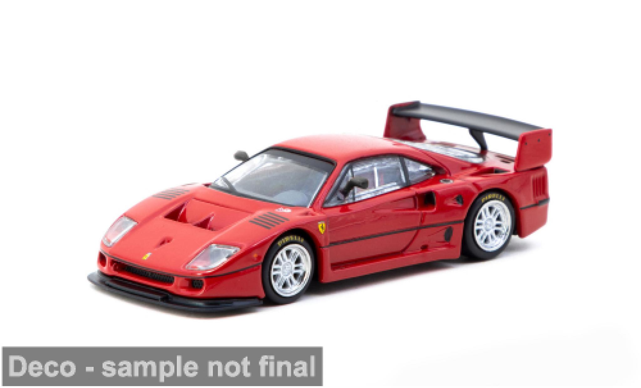 Ferrari F40 1/64 Tarmac Works GTE rood 1:64 modelauto