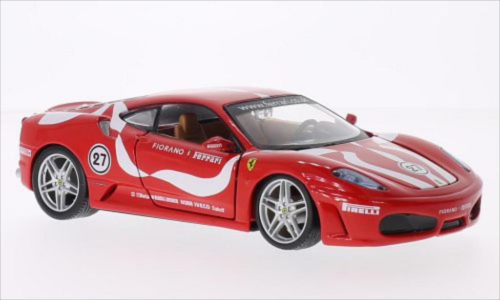 Ferrari F430 1/24 Burago Fiorano rood modelauto