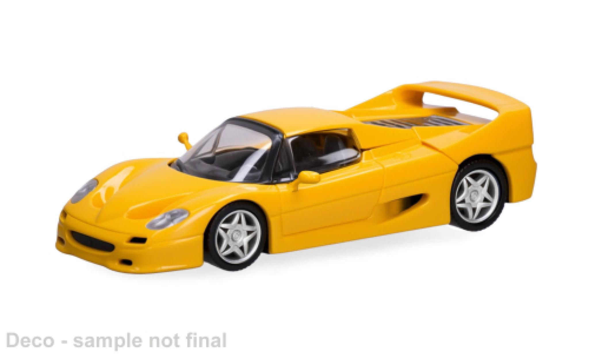 Ferrari F50 1/87 Herpa geel 1:87 modelauto