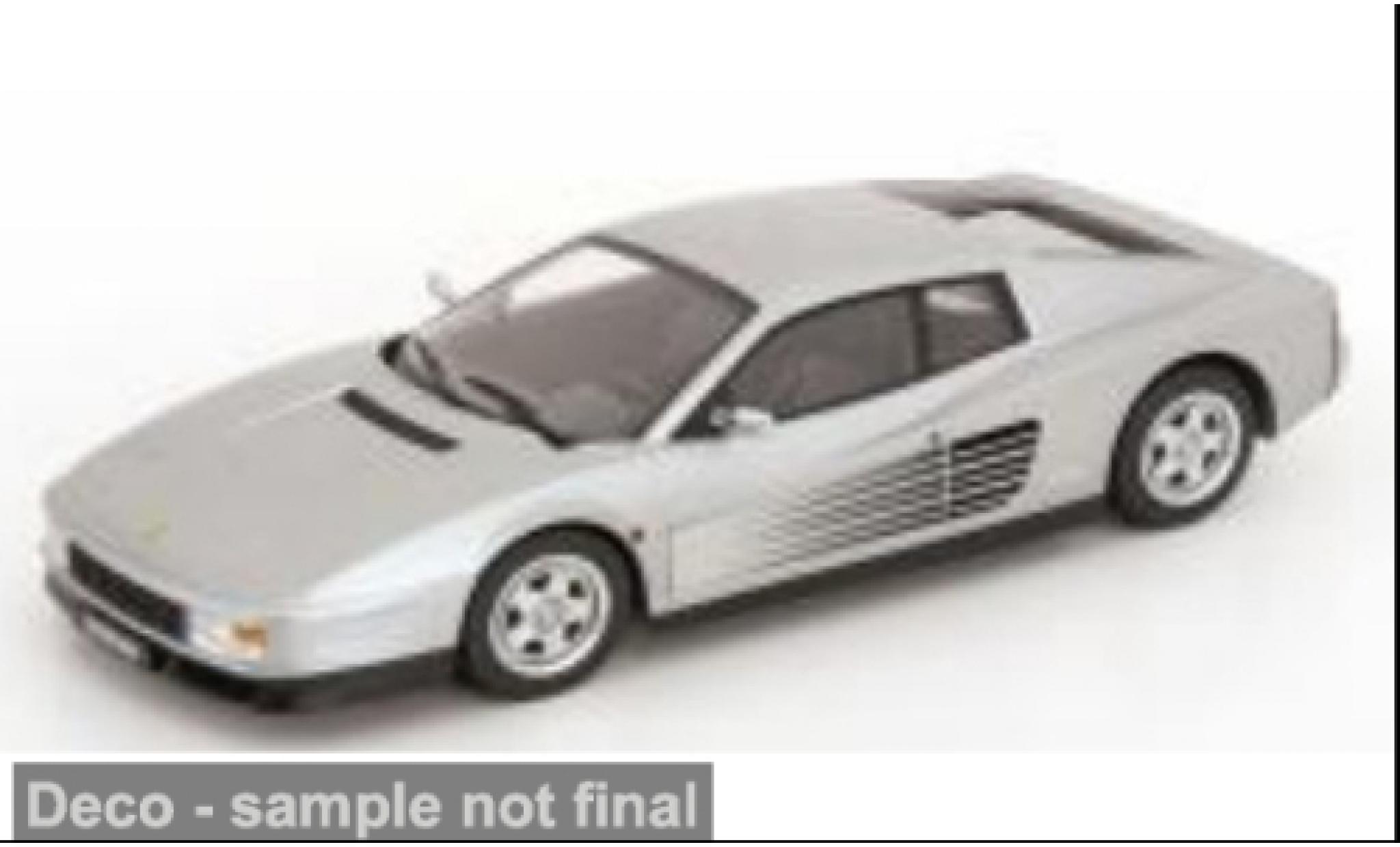 Ferrari Testarossa 1/18 KK Scale grijs 1986 1:18 modelauto