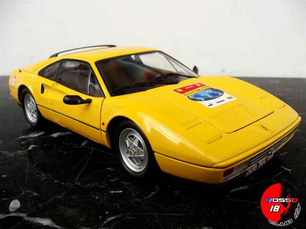 Ferrari 328 GTB geel 60 relay #2503 1/18 Kyosho