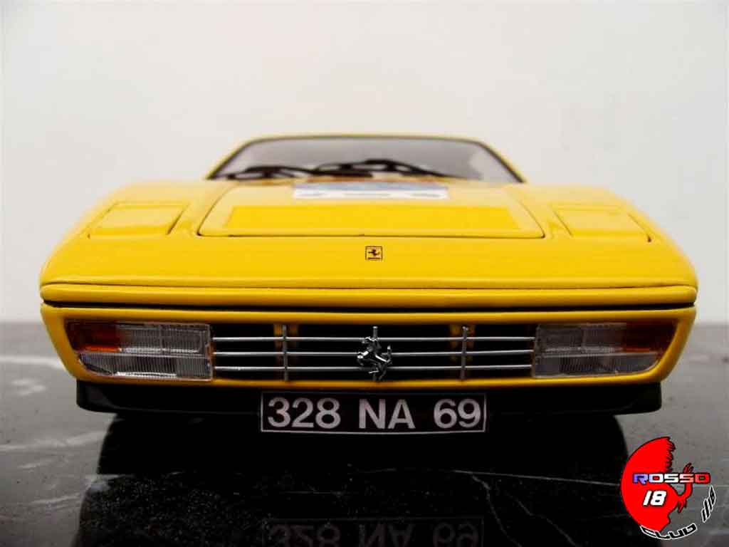 Ferrari 328 GTB geel 60 relay #2503 1/18 Kyosho