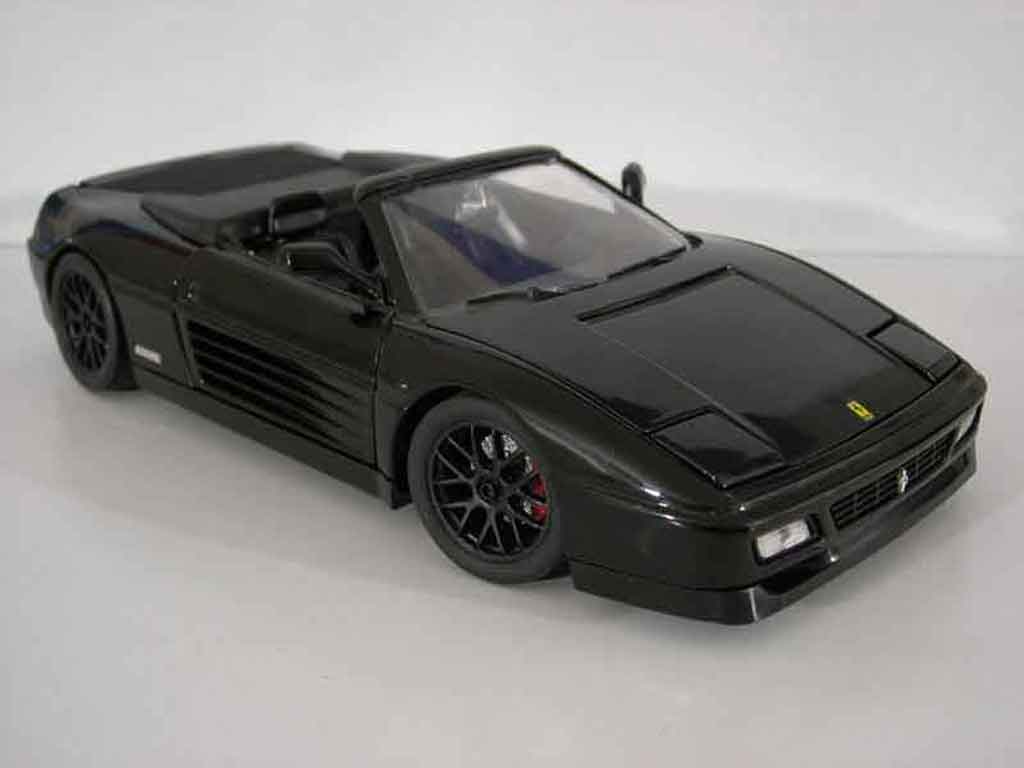 Ferrari 348 Spider tuning zwart 1/18 Mira