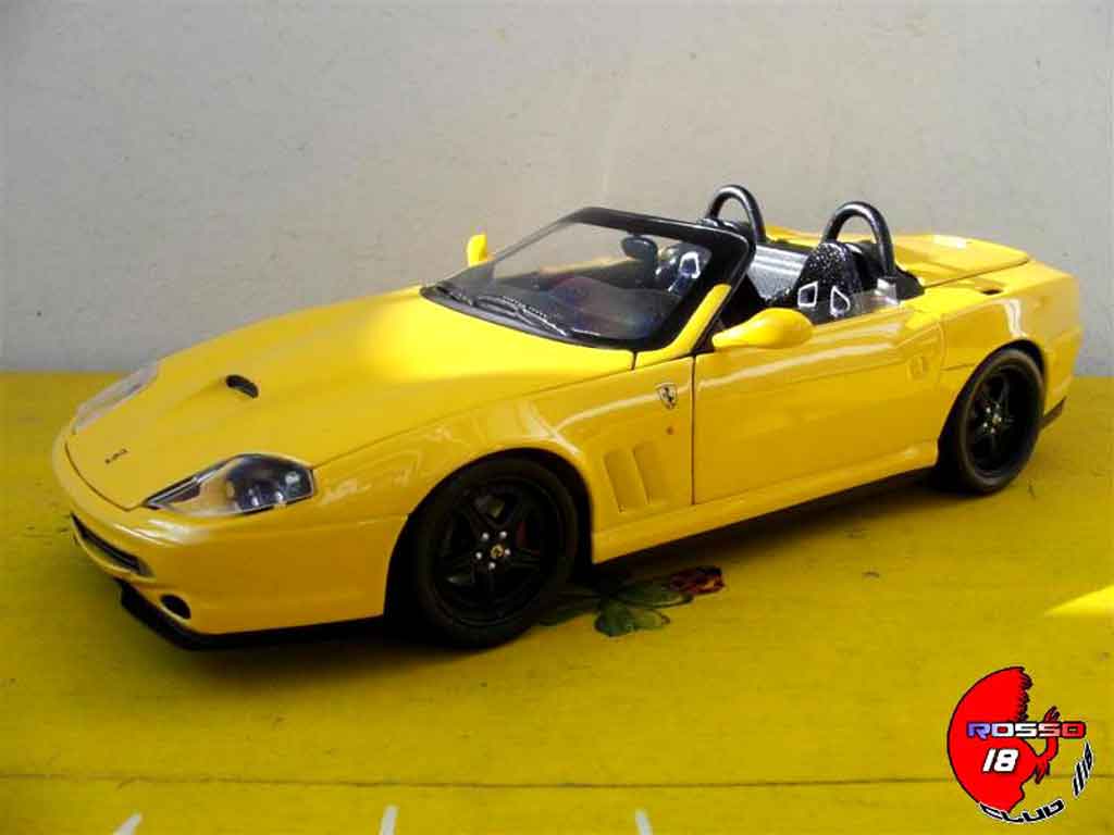Ferrari 550 Barchetta 1/18 Hot Wheels Barchetta monegasque l292 modelauto
