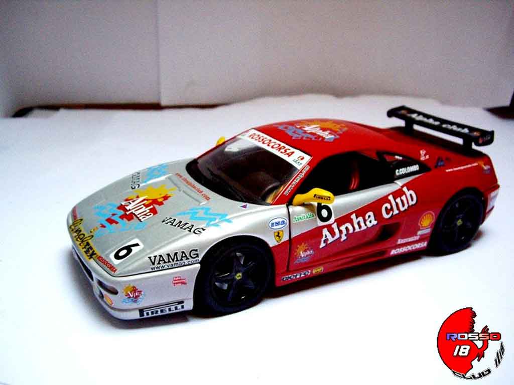 Ferrari F355 Berlinetta 1/18 Hot Wheels Sedantta challenge #6 c.colombo modelauto