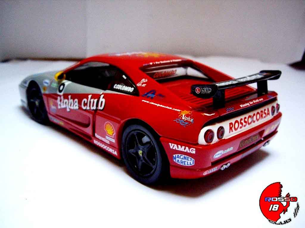 Ferrari F355 Berlinetta Sedan challenge #6 c.colombo 1/18 Hot Wheels