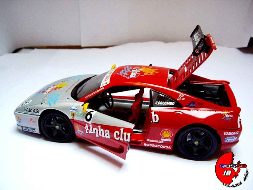 Ferrari F355 Berlinetta Sedan challenge #6 c.colombo 1/18 Hot Wheels