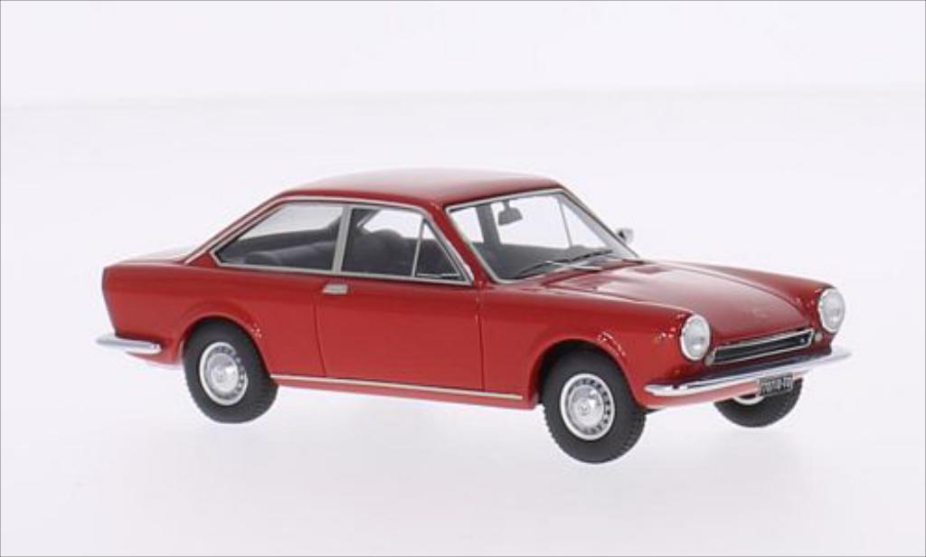 Fiat 124 1/43 Kess Sport Coupe 1S rood 1967 modelauto