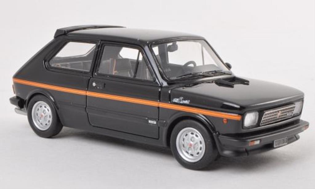 Fiat 127 Sport 1/43 Neo Sport zwart/oranje 1979 modelauto