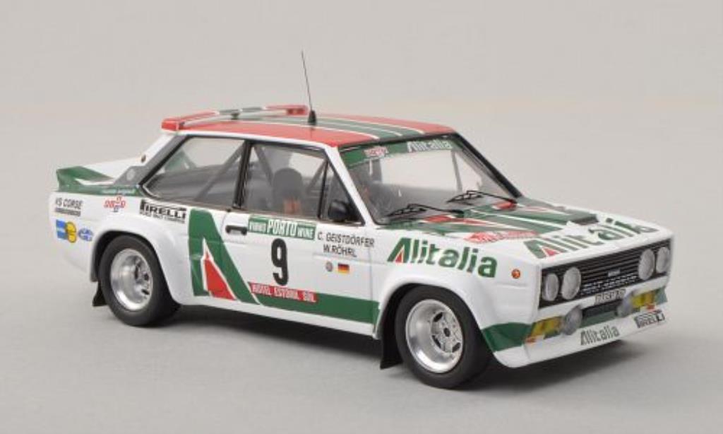 Fiat 131 Abarth 1/43 Trofeu Abarth No.9 Alitalia Rally Portugal 1978 /C.Geistdorfer modelauto