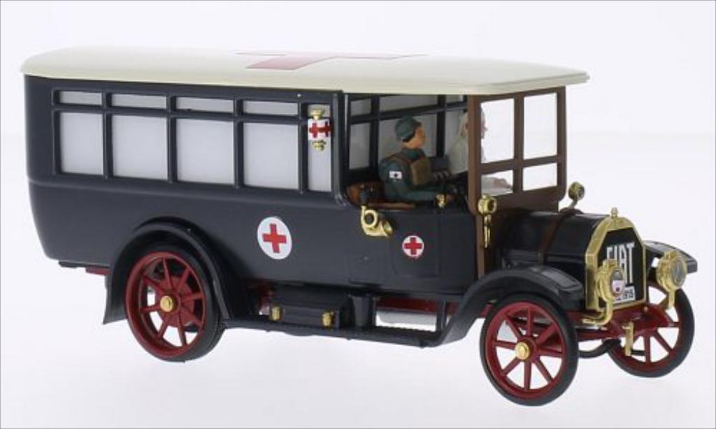 Fiat 18 1/43 Rio BL Autobus RHD Croce Rossa modelauto