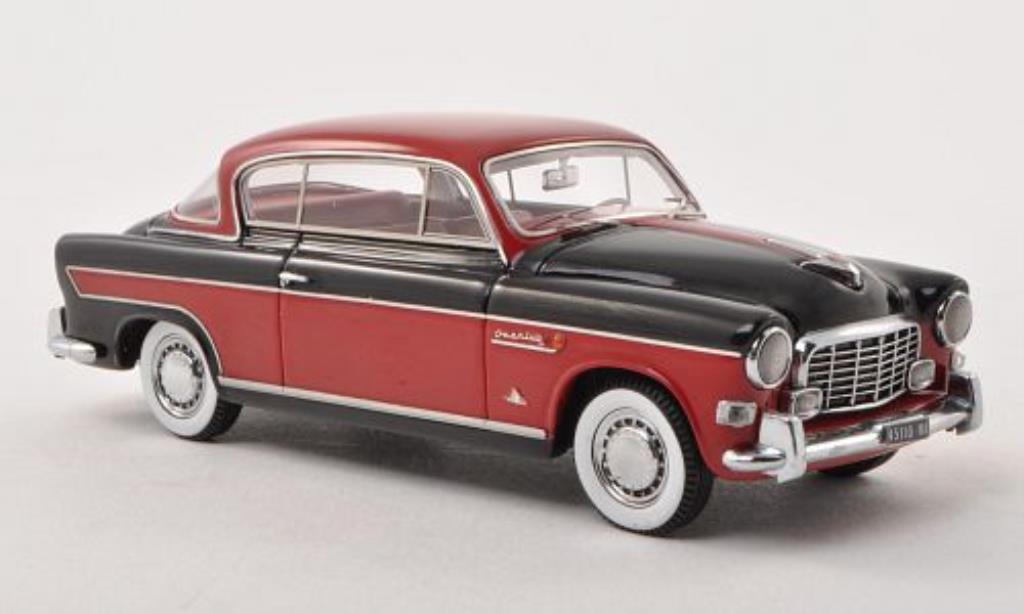 Fiat 1900 1/43 Neo B Gran Luce Coupe rood/zwart 1957 modelauto