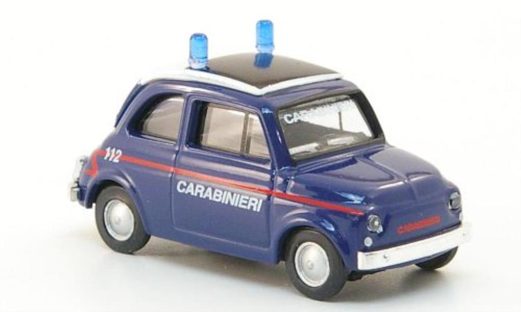 Fiat 500 1/87 Schuco Carabinieri modelauto