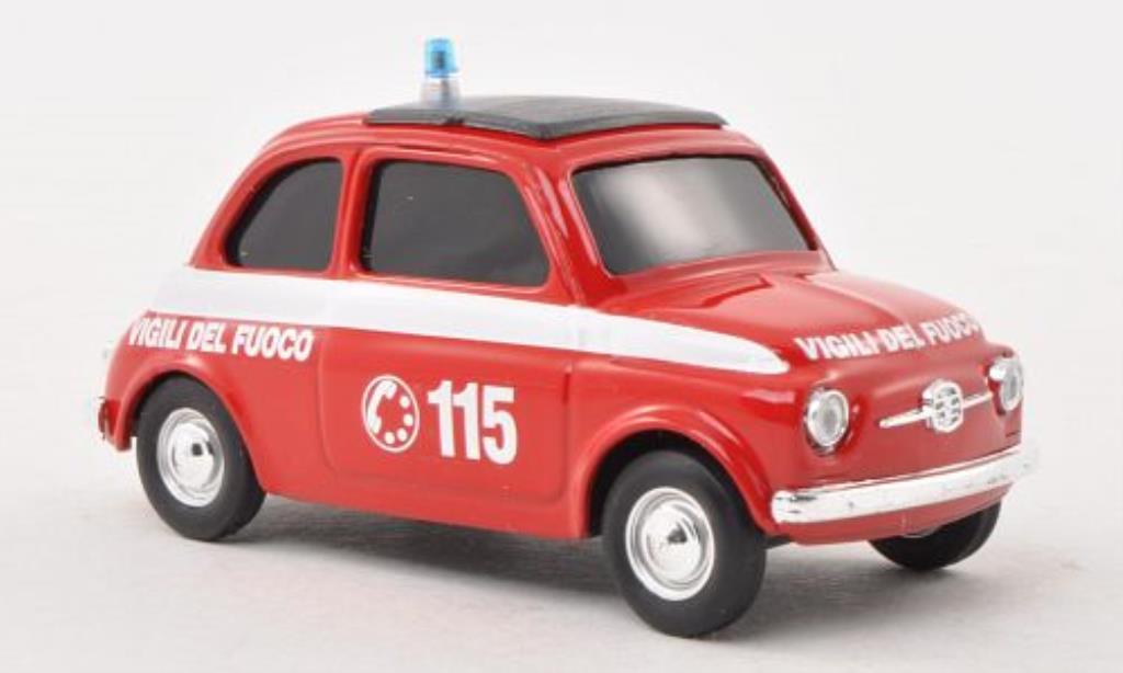 Fiat 500 1/43 Brumm Vigli del Fuoco modelauto