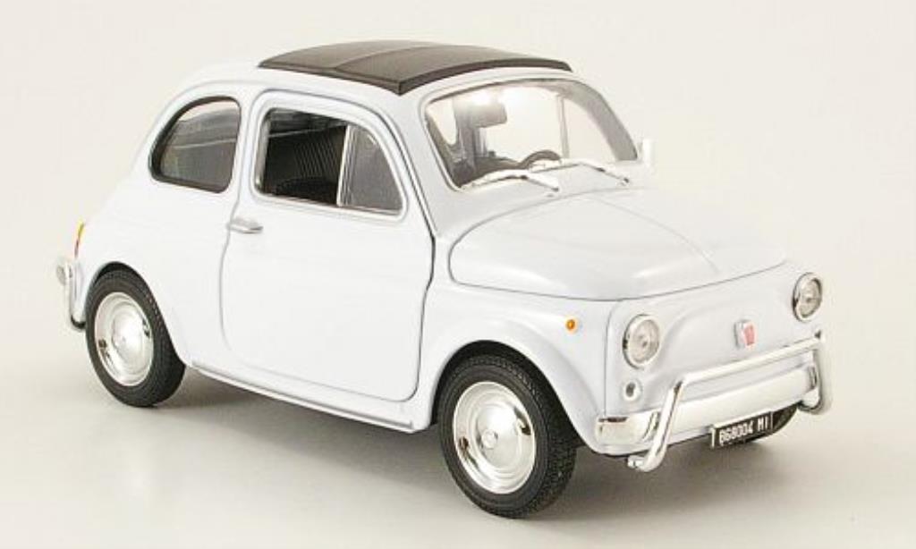 Fiat 500 1/24 Welly wit modelauto