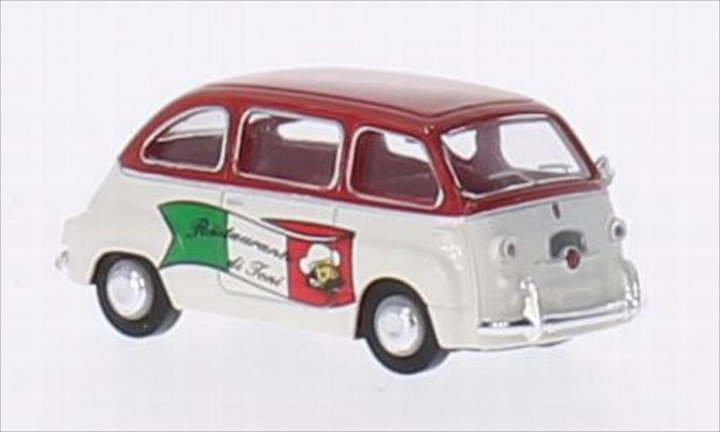 Fiat Multipla 1/87 Brekina Ristorante di Toni modelauto