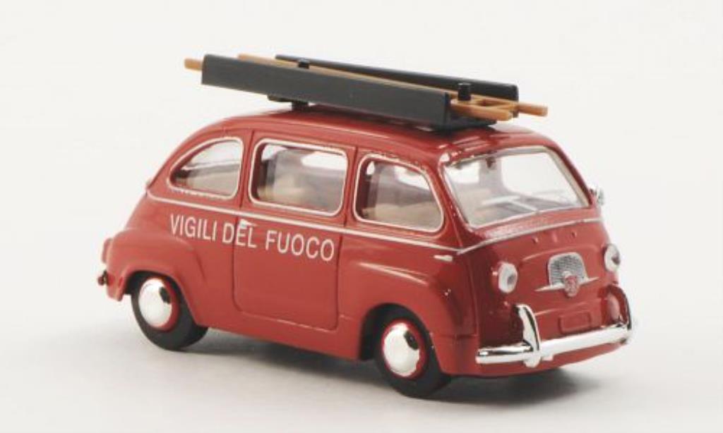 Fiat Multipla 1/87 Brekina Vigili del Fuoco modelauto