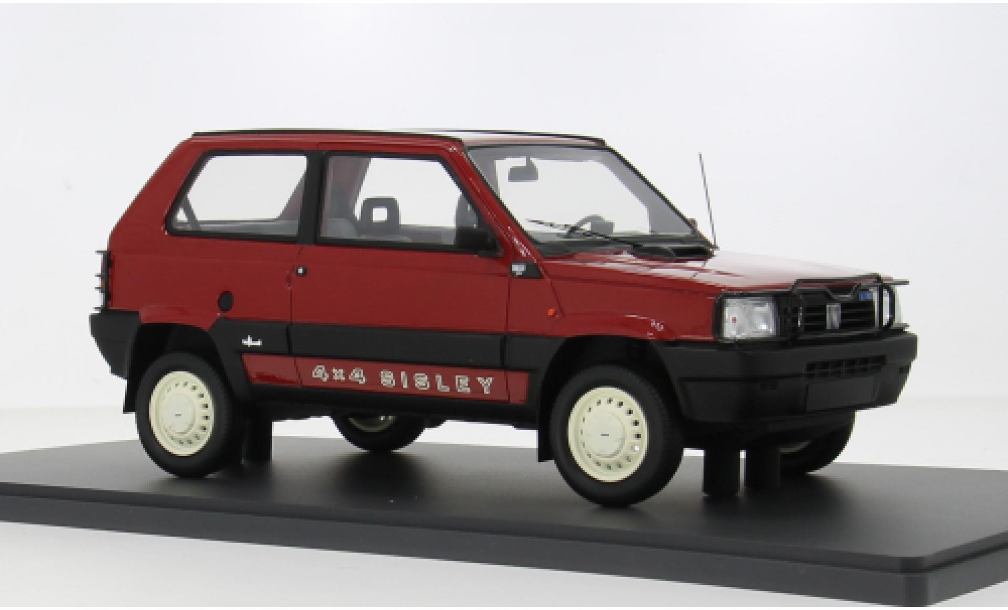 Fiat Panda 1/18 Spark 4x4 rood 1989 1:18 modelauto