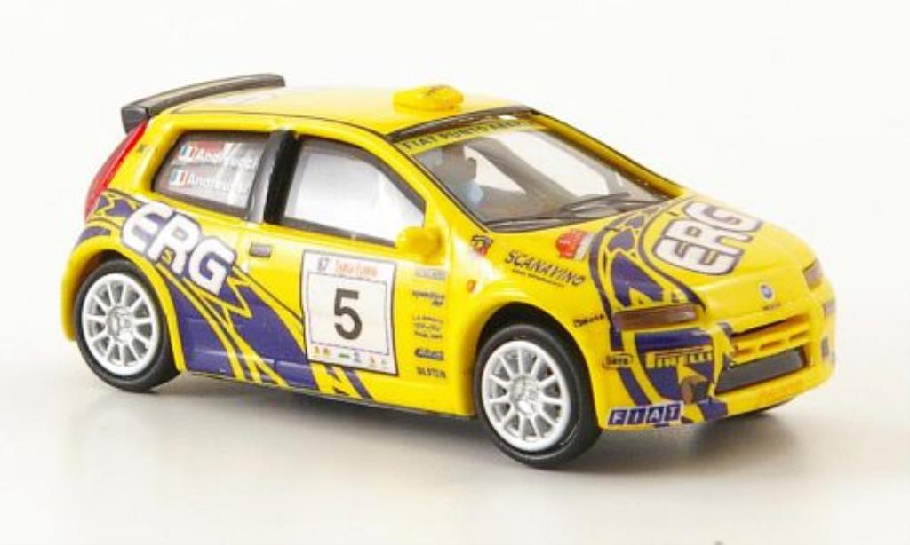 Fiat Punto 1/87 Ricko Rally No.5 ERG Targa Florio 2003 / Andreussi modelauto