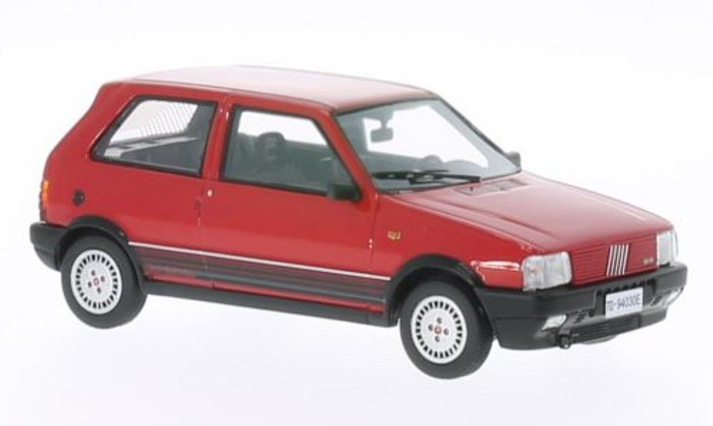 Fiat Uno 1/43 Kess Turbo i.e. rood 1985 modelauto
