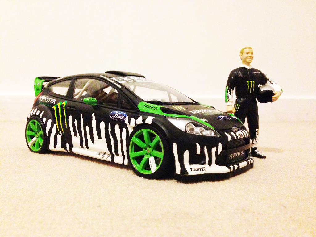 Ford Fiesta WRC 1/18 Minichamps WRC Ken Block modelauto