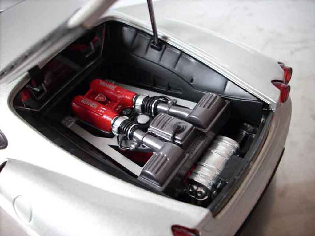 Ferrari F430 Coupe grijs 1/18 Hot Wheels