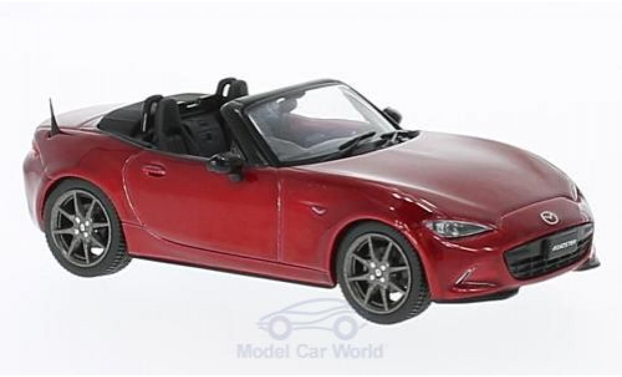 Mazda MX 1/43 First 43 Models -5 Roadster metallic rood RHD 2015 modelauto