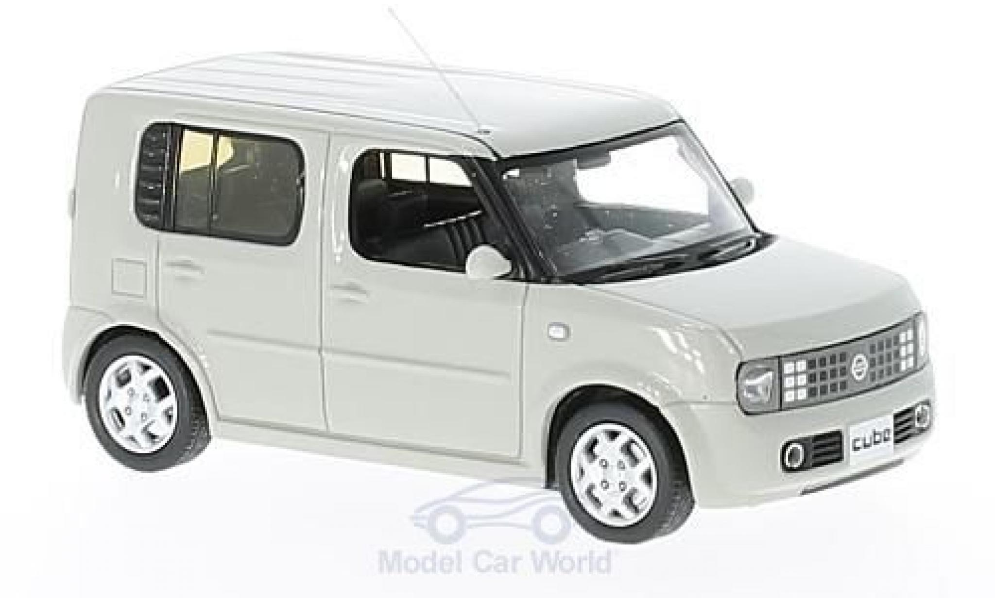 Nissan Cube 1/43 First 43 Models grijs RHD 2003 modelauto