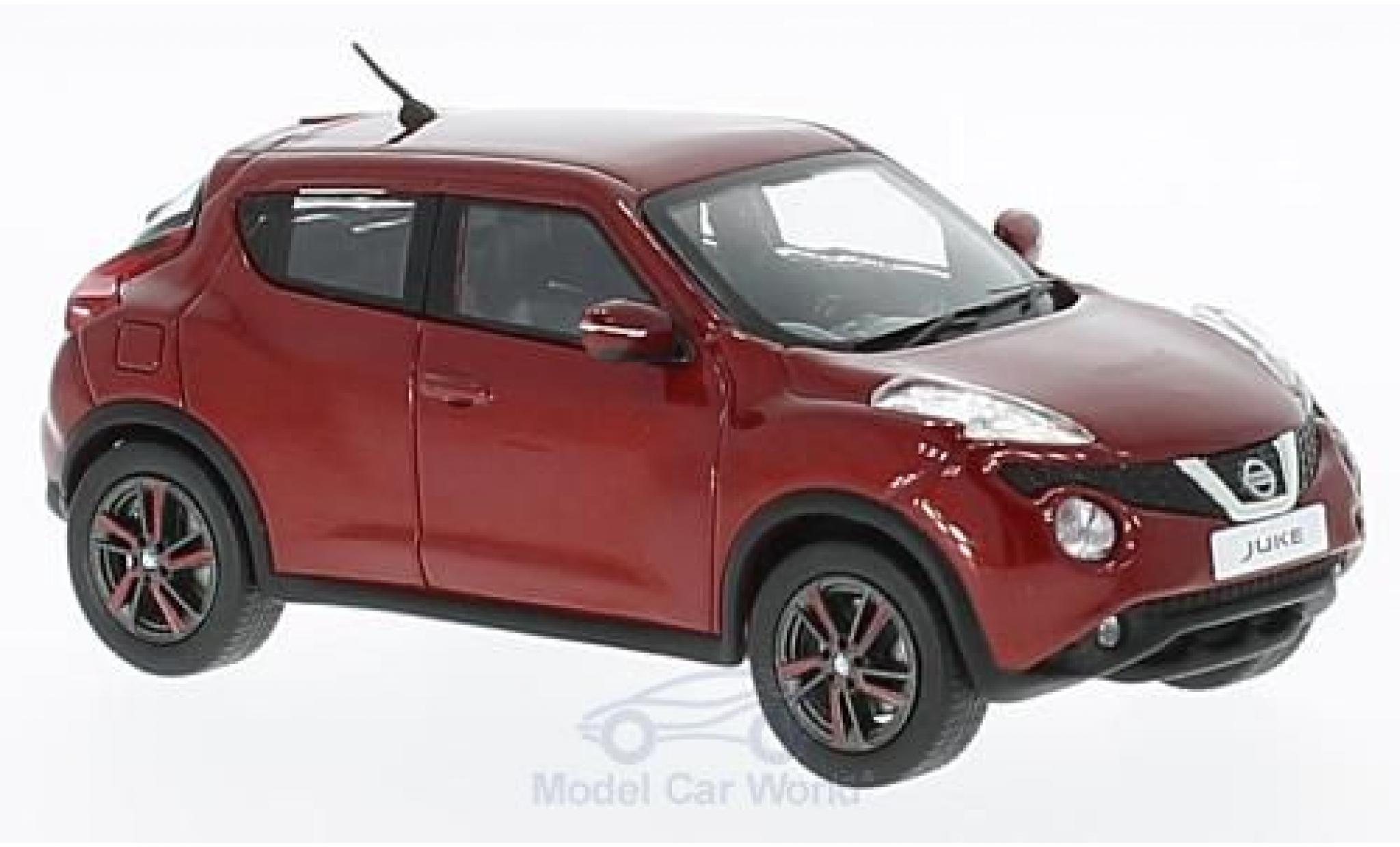 Nissan Juke 1/43 First 43 Models metallic rood RHD 2015 modelauto