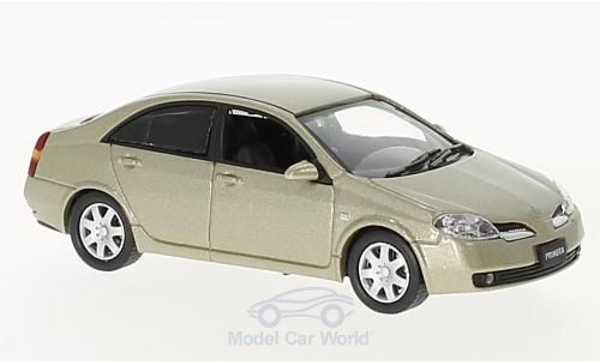 Nissan Primera 1/43 First 43 Models gold RHD 2001 modelauto