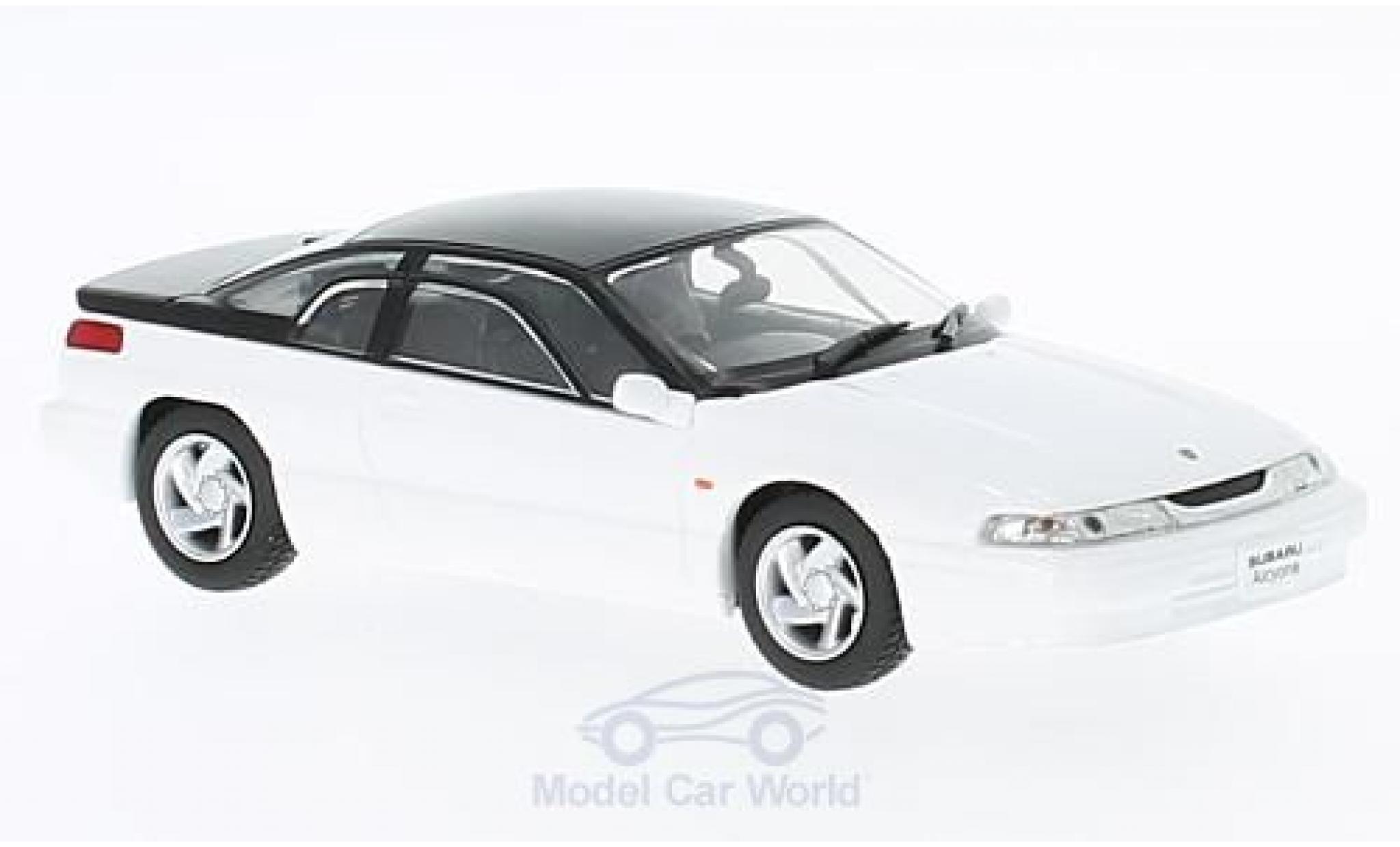 Subaru Alcyone 1/43 First 43 Models Svx wit/zwart RHD 1991 modelauto