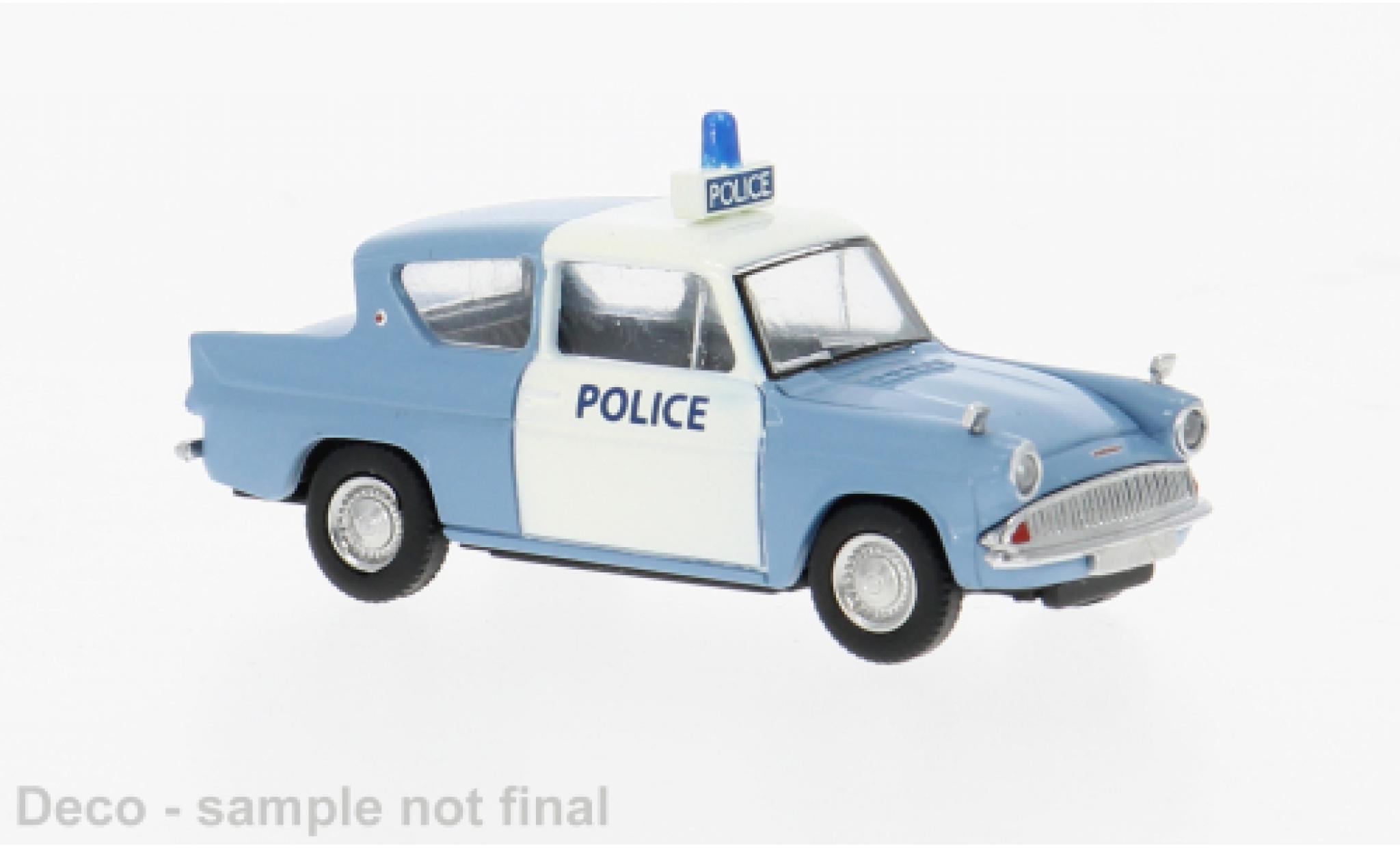 Ford Anglia 1/87 Brekina 1959 Politie (GB) 1:87 modelauto