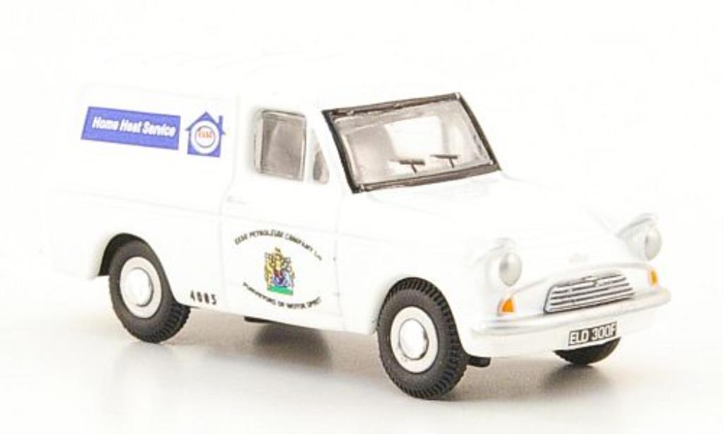 Ford Anglia 1/76 Oxford Bestelwagen Esso Service wit modelauto