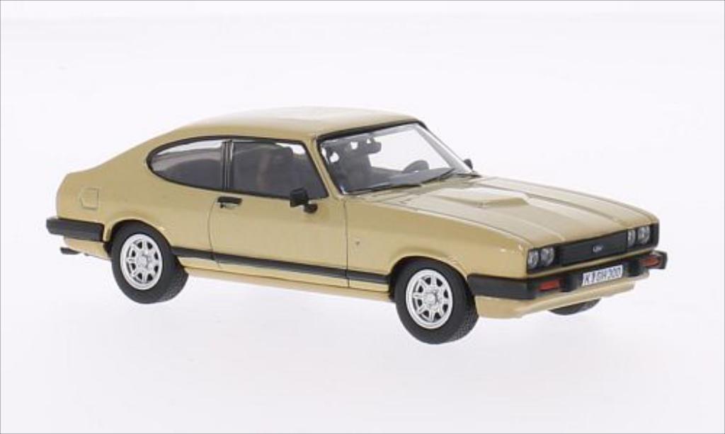 Ford Capri 1/43 Vanguards Mk3 3.0 Ghia gold modelauto