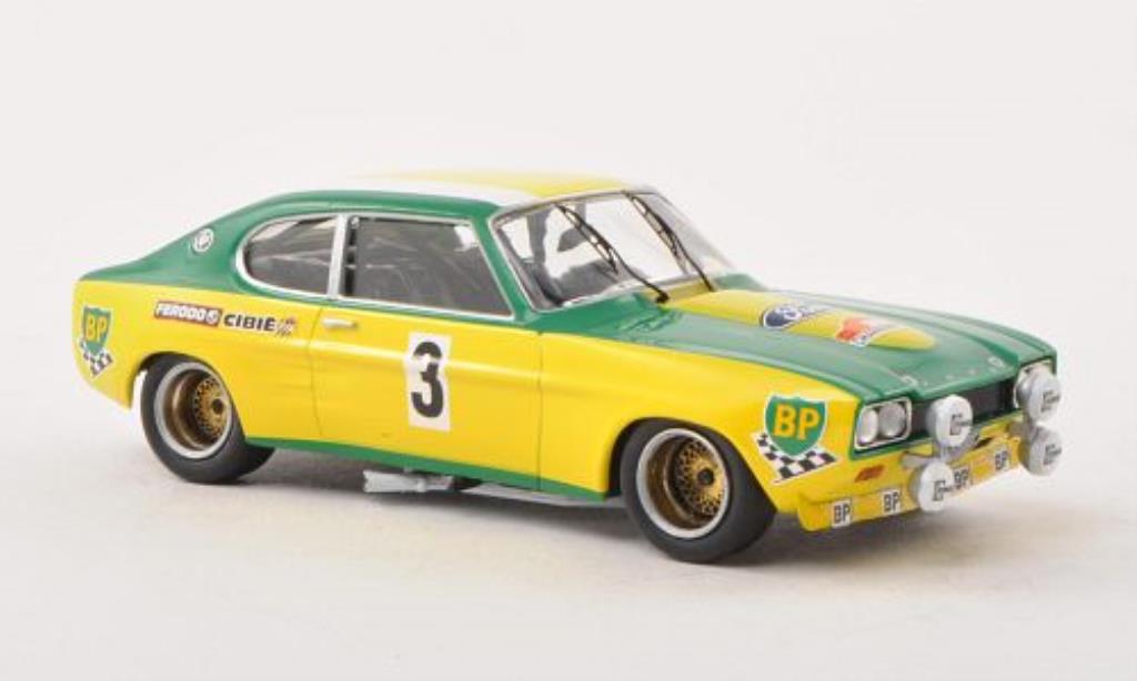 Ford Capri 1/43 Trofeu MKI 2600 No.3 BP Lyon-Charbonnieres 1972 modelauto