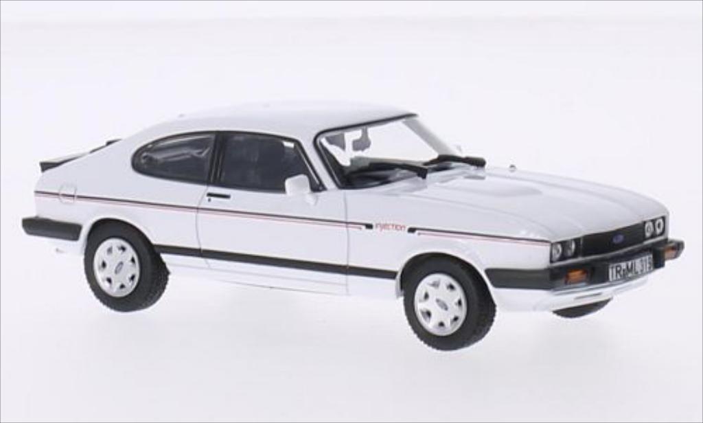 Ford Capri 1/43 Norev MkIII 2.8i wit/Dekor 1984 modelauto