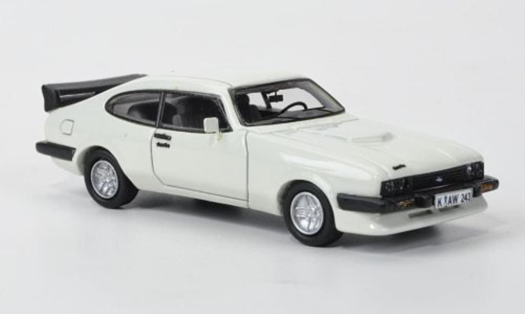 Ford Capri 1/87 Neo MkIII Turbo wit 1982 modelauto