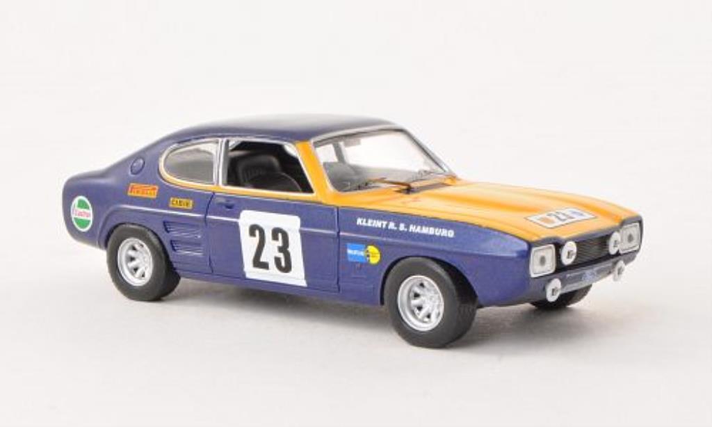 Ford Capri 1/43 IXO No.23 Olympia Rally 1972 modelauto