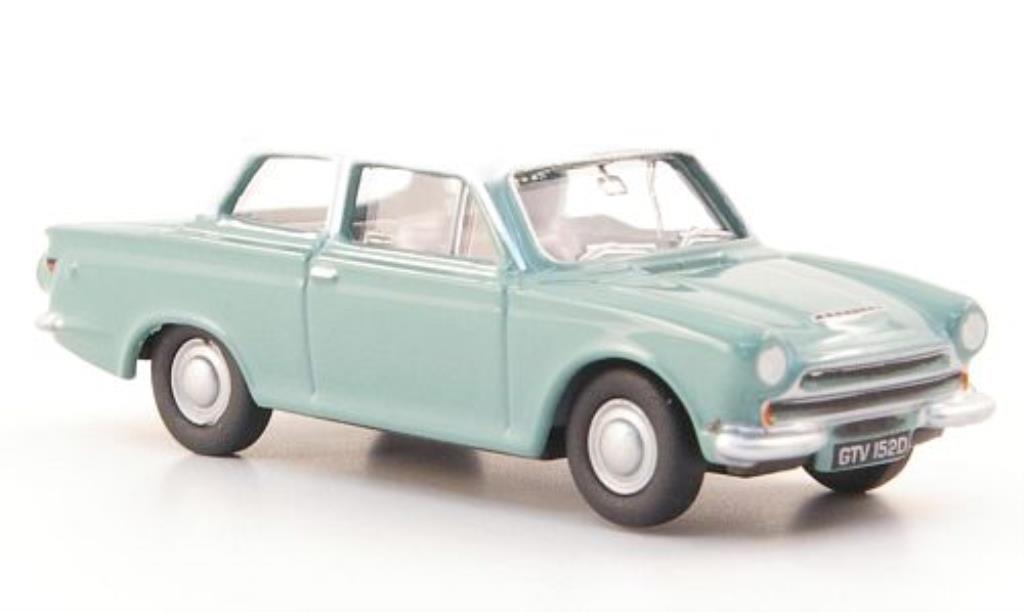 Ford Cortina 1/76 Oxford MKI blauw/wit modelauto