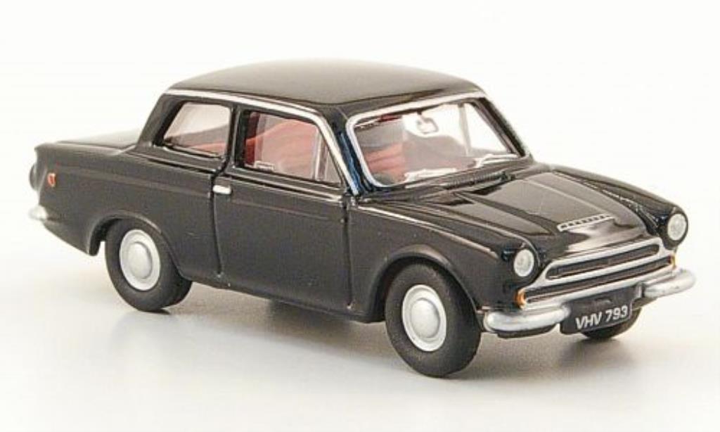 Ford Cortina 1/76 Oxford MKI zwart modelauto