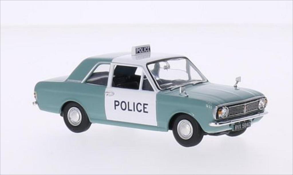 Ford Cortina 1/43 Vanguards MkII 1300 De Luxe RHD Manchester & Salford Politie modelauto