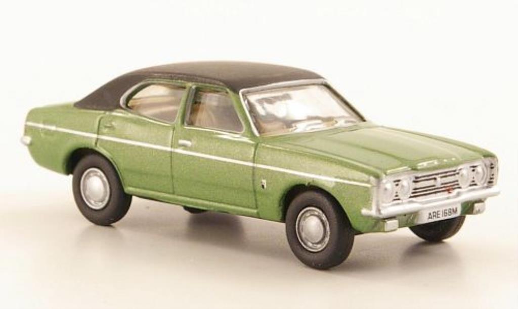 Ford Cortina 1/76 Oxford MkIII grun/zwart 1977 modelauto
