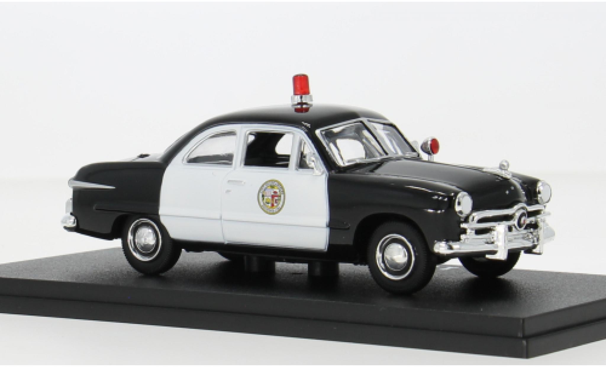 Ford Custom 1/43 Greenlight 1949 Los Angeles Politie Department 1:43 modelauto