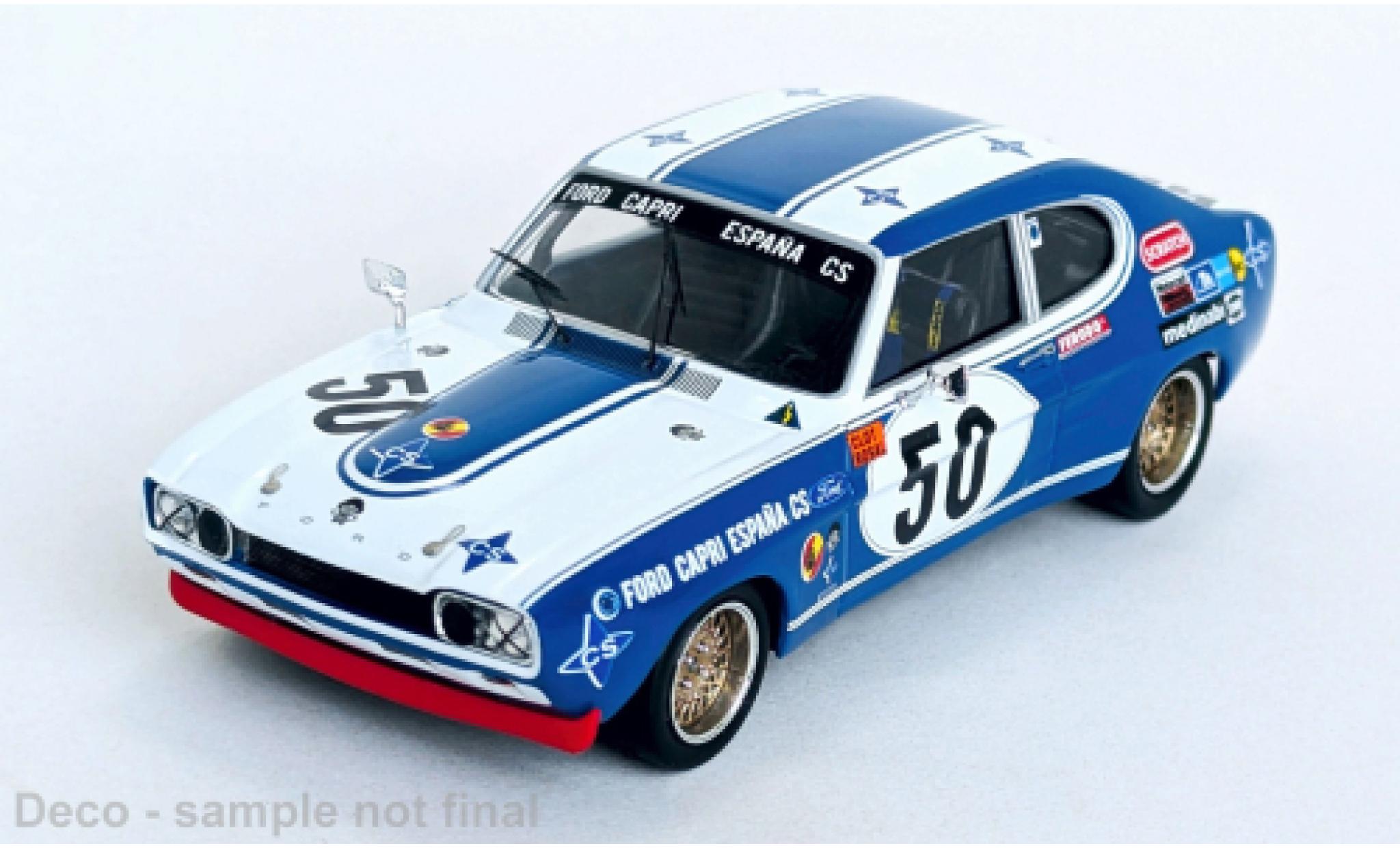 Ford Escort 1/43 Trofeu Capri 2600 RS 24h Le Mans 1974 #50 F.Torredemer 1:43 modelauto
