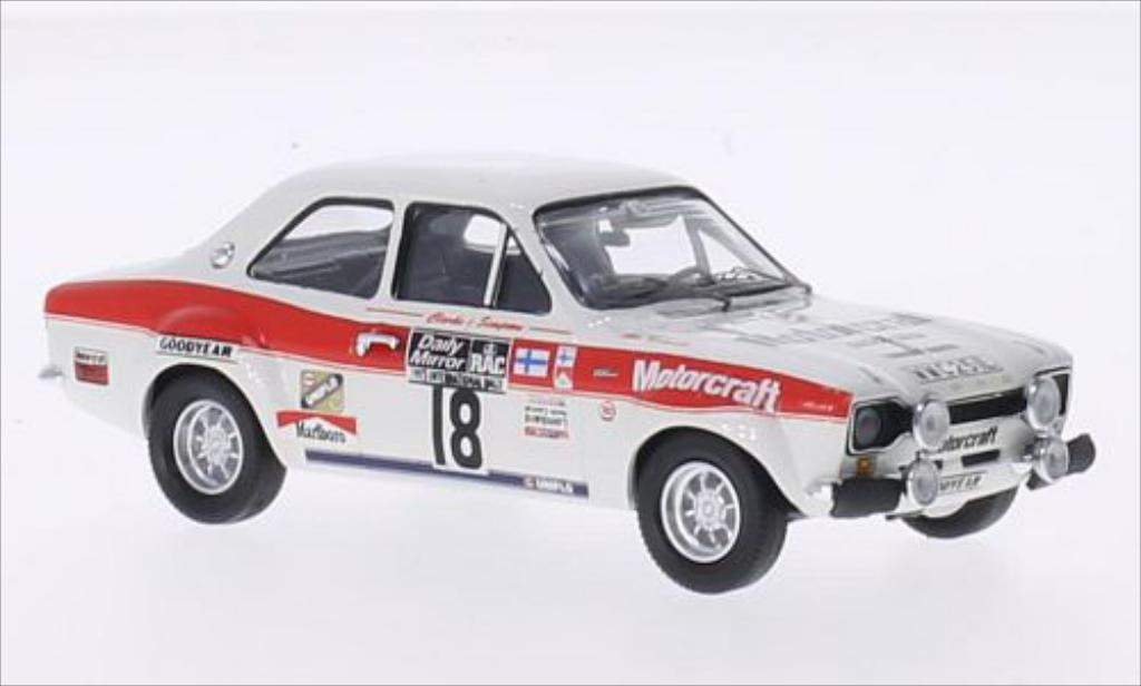 Ford Escort 1/43 Trofeu I 1600 No.18 Clarke & Simpson Motorcraft Rallye WM RAC Rallye 1973 /I.Kivimaki modelauto