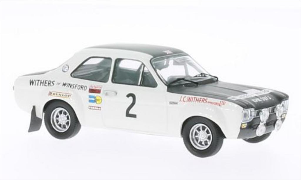 Ford Escort 1/43 Trofeu I 1600 No.2 Withers of Winsford Rallye Manx 1971 /H.Liddon modelauto
